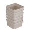 Simplify For Green Living Plastic, Natural, 4.72 in W, 4.72 in D, 4.72 in L 30016-NATURAL - alternate 1